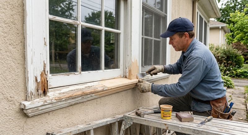 Exterior Window Molding Repair in Conroe, TX