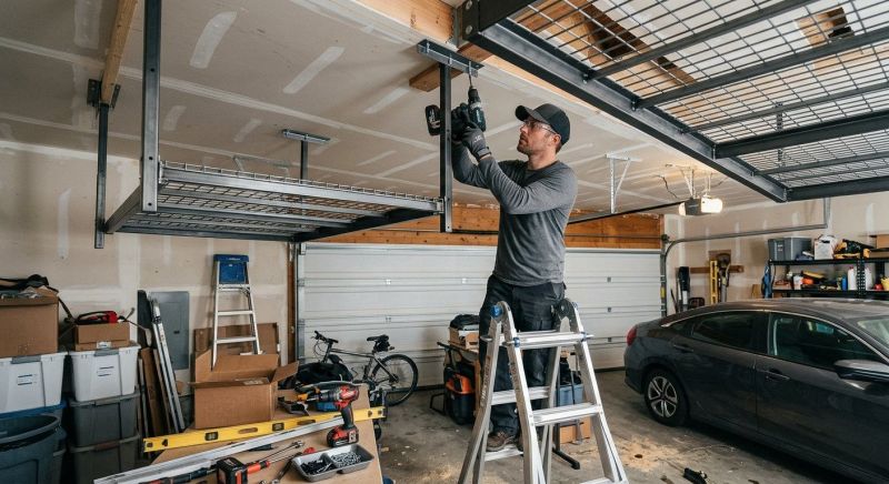 Ceiling Rack Installation in Arlington, VA