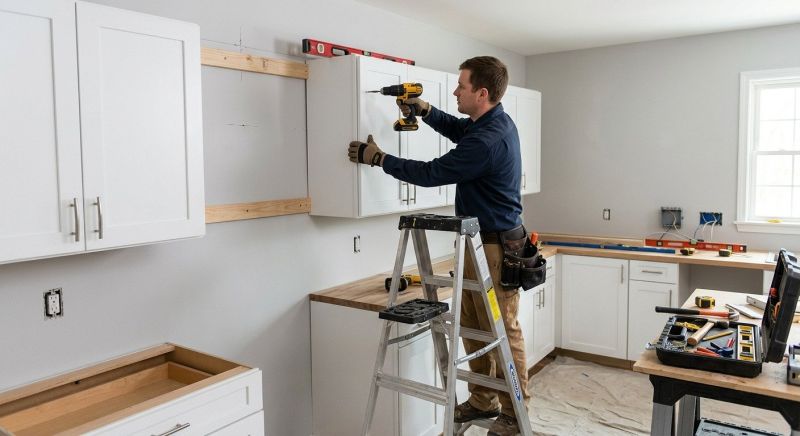 Glazed Cabinets Installation in Indianapolis, IN