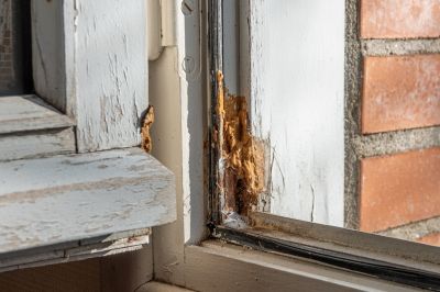 Damaged Window Molding